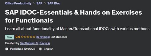 SAP IDOC –Fundamentals for Functional Consultants (2023)