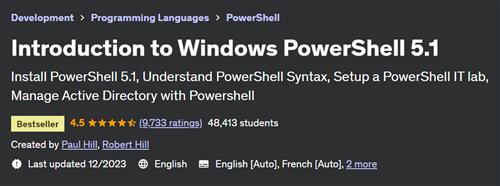 Introduction to Windows PowerShell 5.1
