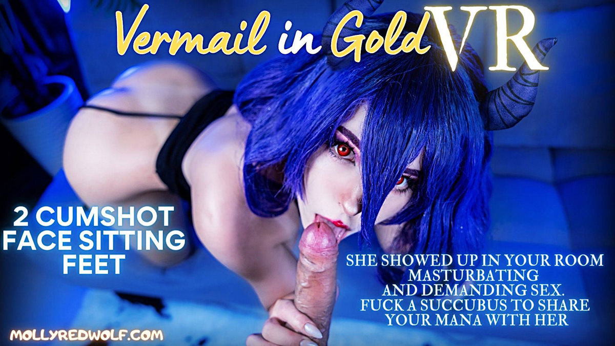 [MollyRedWolf / vrporn.com] MollyRedWolf - Hot sex with a succubus Vermeil [2023-11-13, 60 FPS, Big Ass, Big Tits, Binaural Sound, Blowjob, Close Up, Cosplay, Cowgirl, Creampie, Cum in Pussy, Cumshots, Doggy Style, Fantasy, Fingering, Foot Fetish, Handjob, Lying, Masturbation, Missionary, Natural Tits, Shaved Pussy, Sitting, Standing, Tattoo, Russian speach, 5K, SideBySide, 2560p, SiteRip] [Oculus Rift / Vive]