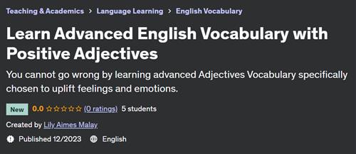 Learn Advanced English Vocabulary with Positive Adjectives