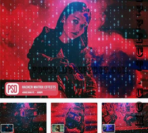 Hacker Matrix Photo Effects - PRE6NWW