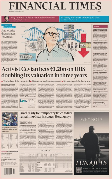 Financial Times (Europe Edition) - No  41,511 [20 Dec 2023]
