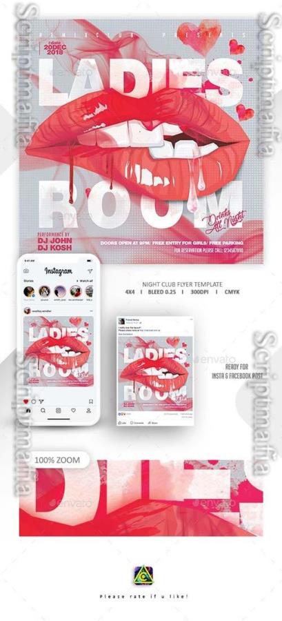 GraphicRiver - Ladies Night Flyer Template - 22946935