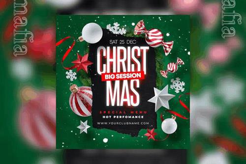 GraphicRiver - Merry Christmas Flyer - 41687185