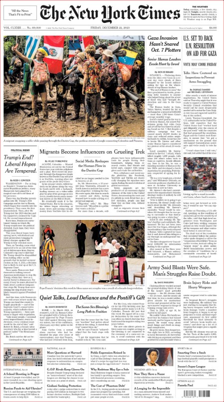 The New York Times - No  60,010 [22 Dec 2023]