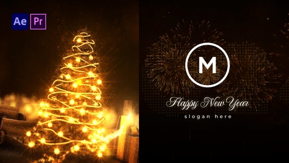 Videohive - Christmas & New Year Logo Reveal 49926609