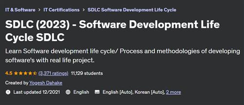 SDLC (2023) – Software Development Life Cycle SDLC