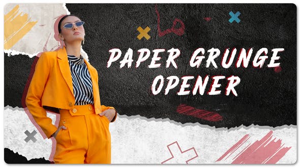 Videohive - Paper Grunge Opener 49518159