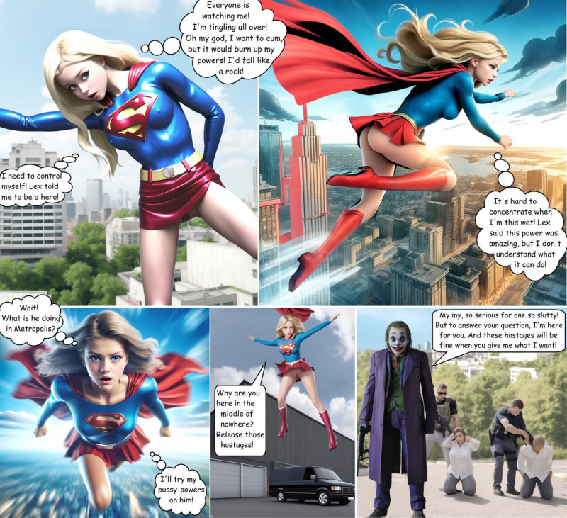 AI generated - Supergirl's Secret Power 3D Porn Comic