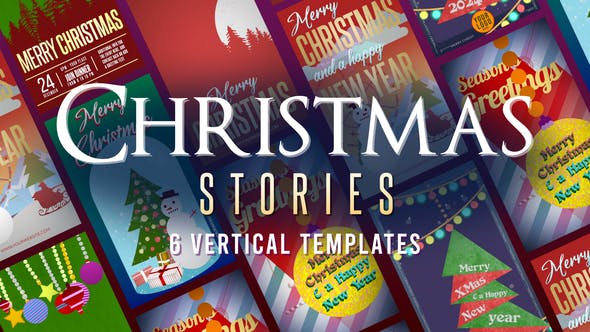 Videohive - Christmas Greeting Stories 49887463