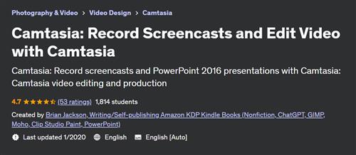 Camtasia – Record Screencasts and Edit Video with Camtasia