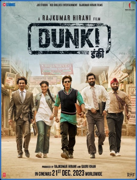Dunki (2023) NEW Hindi 1080p HDTS x264 ESub AAC