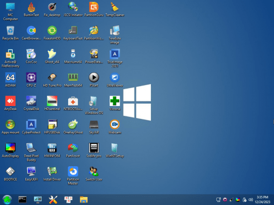 WinPE 10/11 MCBoot VN Version 9.8 build 141223 Pro