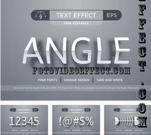 Angle Paper - Editable Text Effect - 42305459