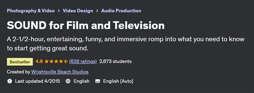 Udemy – SOUND for Film and Television