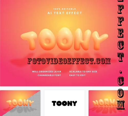 Toony Text Effect - WNUHGUM