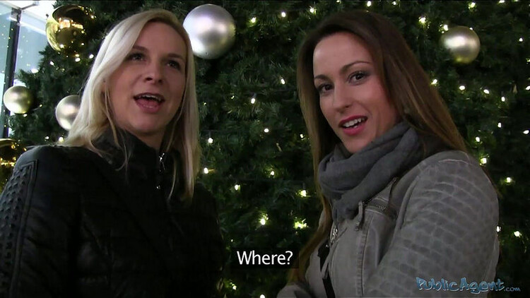Simone And Bianca Sisters fuck two big cocks for Xmas (PublicAgent) FullHD 1080p