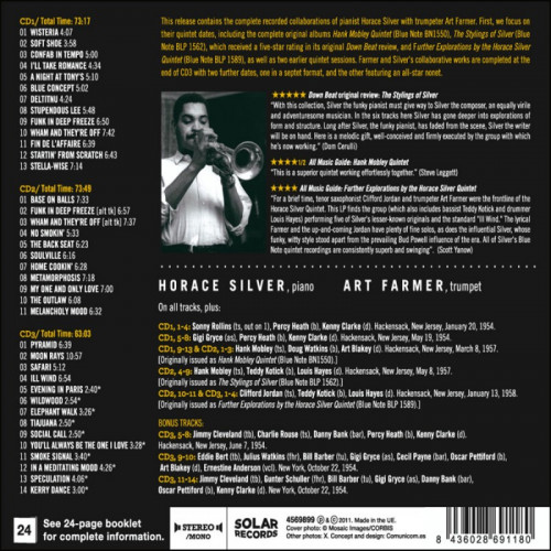 The Horace Silver Quintet With Art Farmer  Complete Recordings (2011) 3CD Lossless