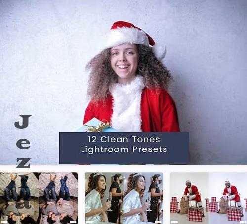 12 Clean Tones Lightroom Presets - YAN7DYW