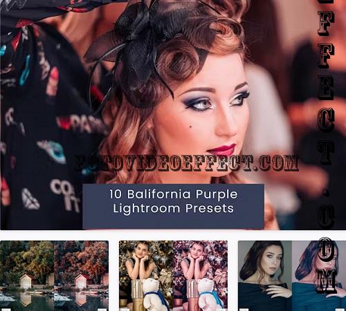 10 Balifornia Purple Lightroom Presets - WKQKRWF