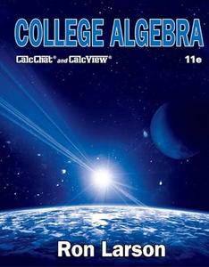 College Algebra, 11th Edition