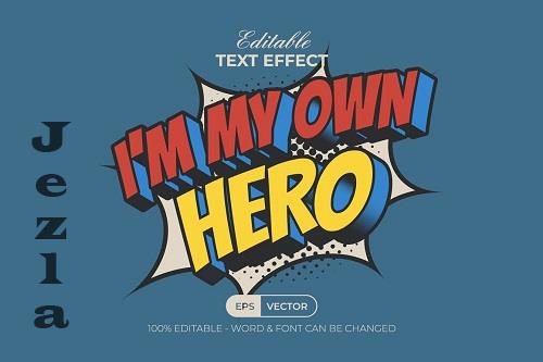 Comic Text Effect Style - 91877822