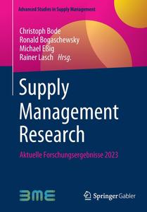 Supply Management Research Aktuelle Forschungsergebnisse 2023