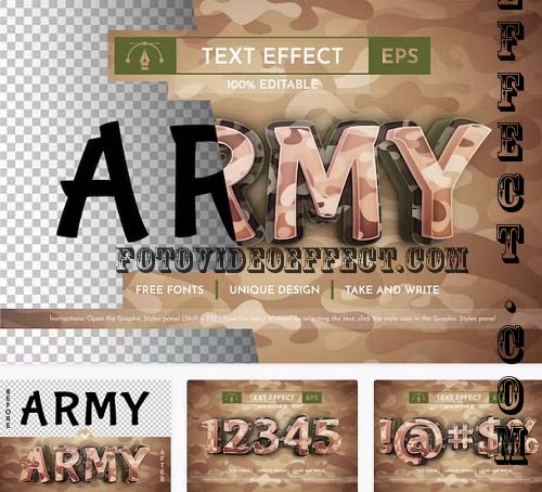 Army - Editable Text Effect - 91865942