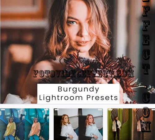 Burgundy Lightroom Presets - STNAHGE