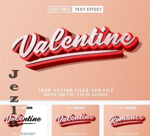 Valentine Editable Text Effect - AJXCGT9
