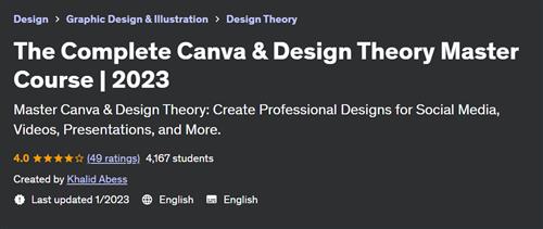 The Complete Canva & Design Theory Master Course 2023