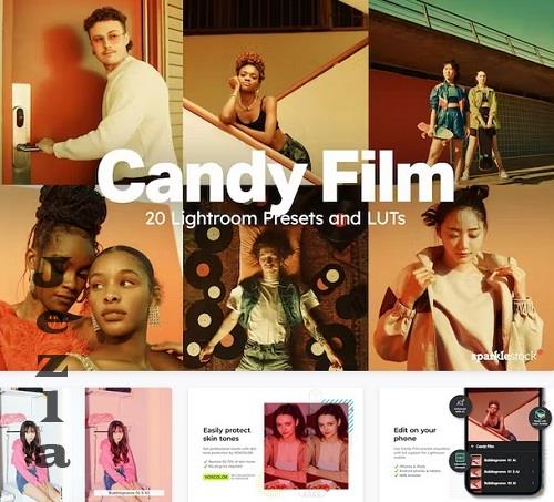 20 Candy Film Lightroom Presets LUTs - 91890912