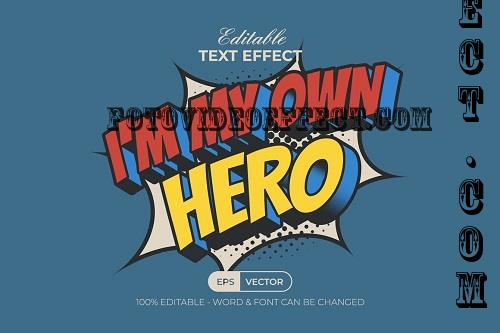 Comic Text Effect Style - 91877822