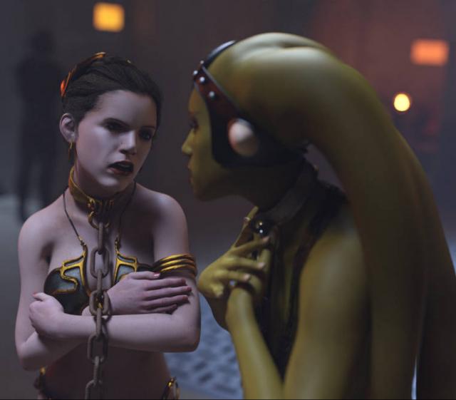 Albrid - Star Wars: Princess Enslaved 6 3D Porn Comic