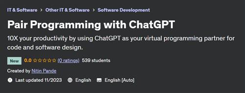 Pair Programming with ChatGPT