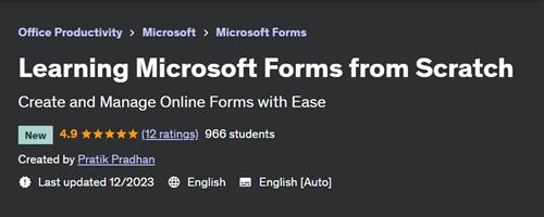 Learning Microsoft Forms from Scratch