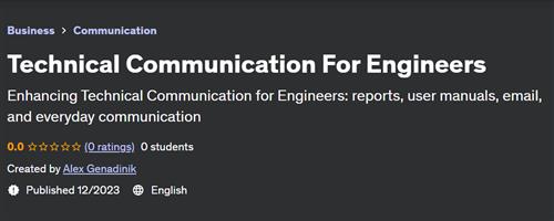 Technical Communication For Engineers