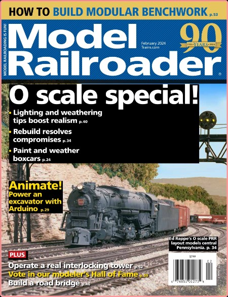 Model Railroader - Vol  91 Issue 02 [Feb 2024] (TruePDF)