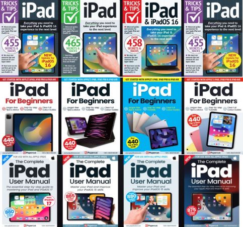 iPad The Complete Manual, Tricks And Tips, For Beginners - 2023 Full Year Issues Collection