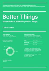Better Things Materials for Sustainable Product Design