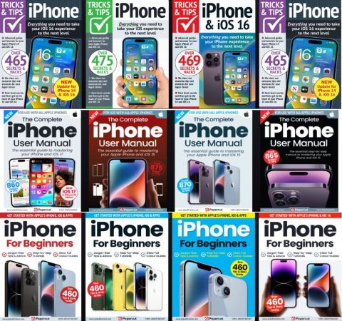 iPhone The Complete Manual, Tricks And Tips, For Beginners - 2023 Full Year Issues Collection