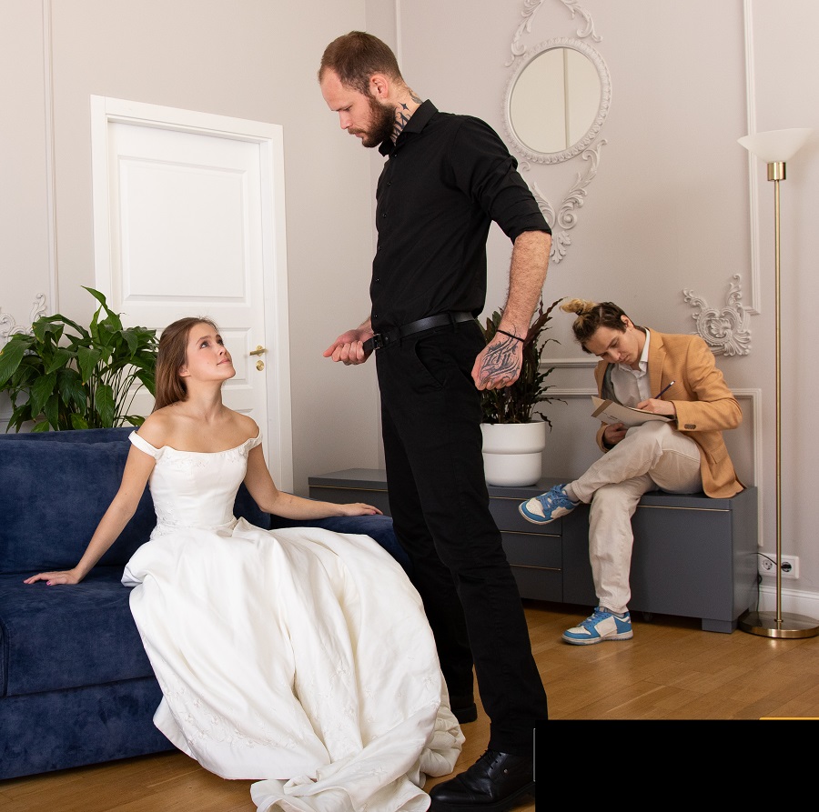 Nicole Murkovskii, Tokio Nero A Bride In A Wedding Dress Helps Her New Husband Pay Off His Debts SD 540p