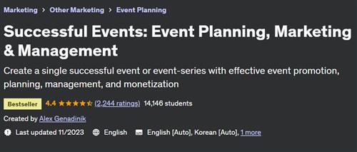 Successful Events – Event Planning, Marketing & Management