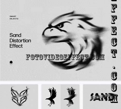 Sand Distortion Text & Logo Effect - 91874166