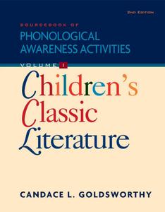 Sourcebook of Phonological Awareness Activities Vol I Children’s Classic Literature