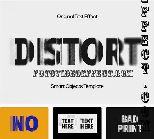 Fading Distortion Text Effect - 91884081