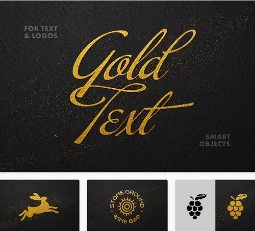 Golden Flare Text & Logo Effect - 42209263