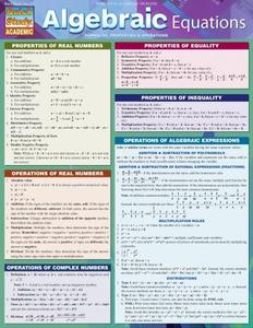 Algebraic Equations (Quick Study Academic)