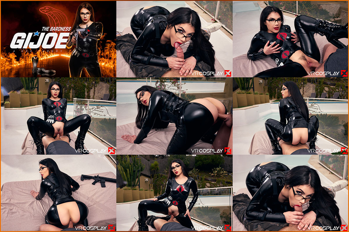 [VRCosplayX.com] Valentina Nappi - G.I. Joe: The Baroness A XXX Parody [22.06.2023, Big Tits, Blowjob, Brunette, Catsuit, Cowgirl, Comic, Cum On Body, Doggy Style, Hardcore, Latex, Missionary, Movie, Reverse Cowgirl, Villain, Titty Fuck, Virtual Reality, SideBySide, 7K, 3584p, SiteRip] [Oculus Rift / Quest 2 / Vive]