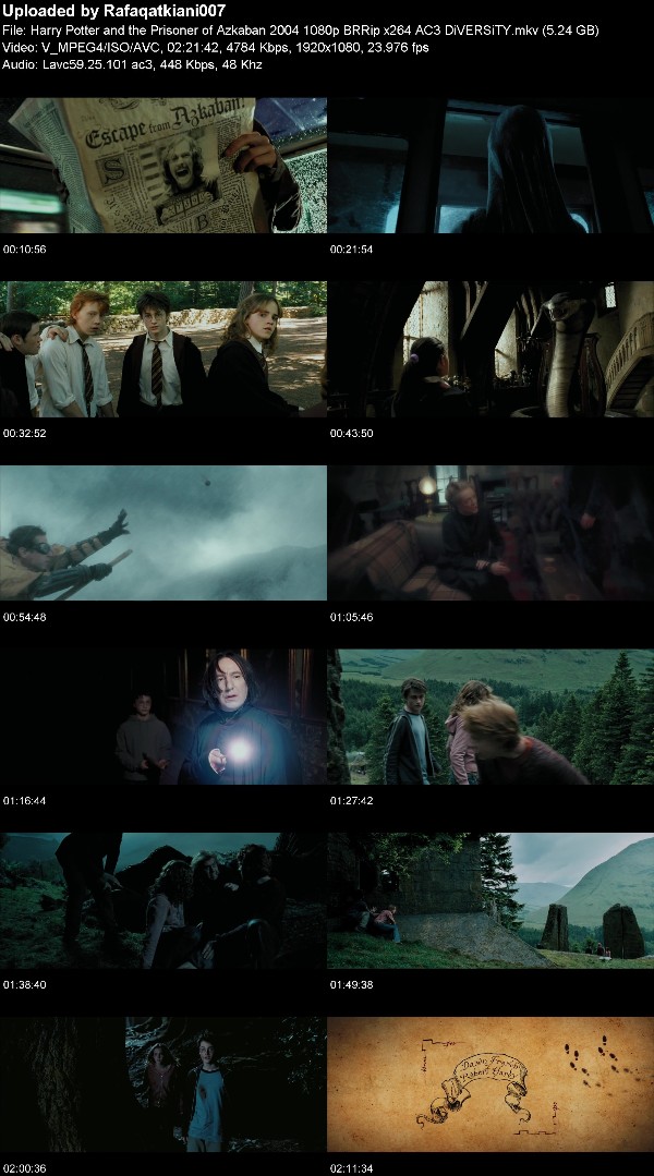 Harry Potter and the Prisoner of Azkaban 2004 1080p BRRip x264 AC3 DiVERSiTY